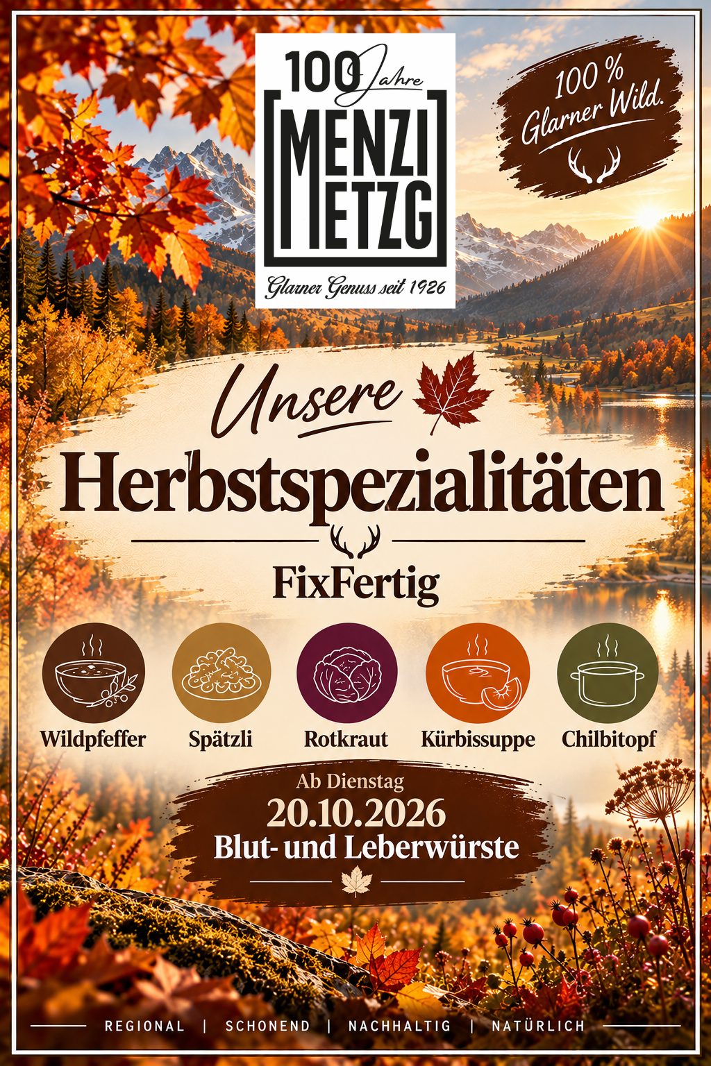 Aktuelles aus der Menzi Metzg