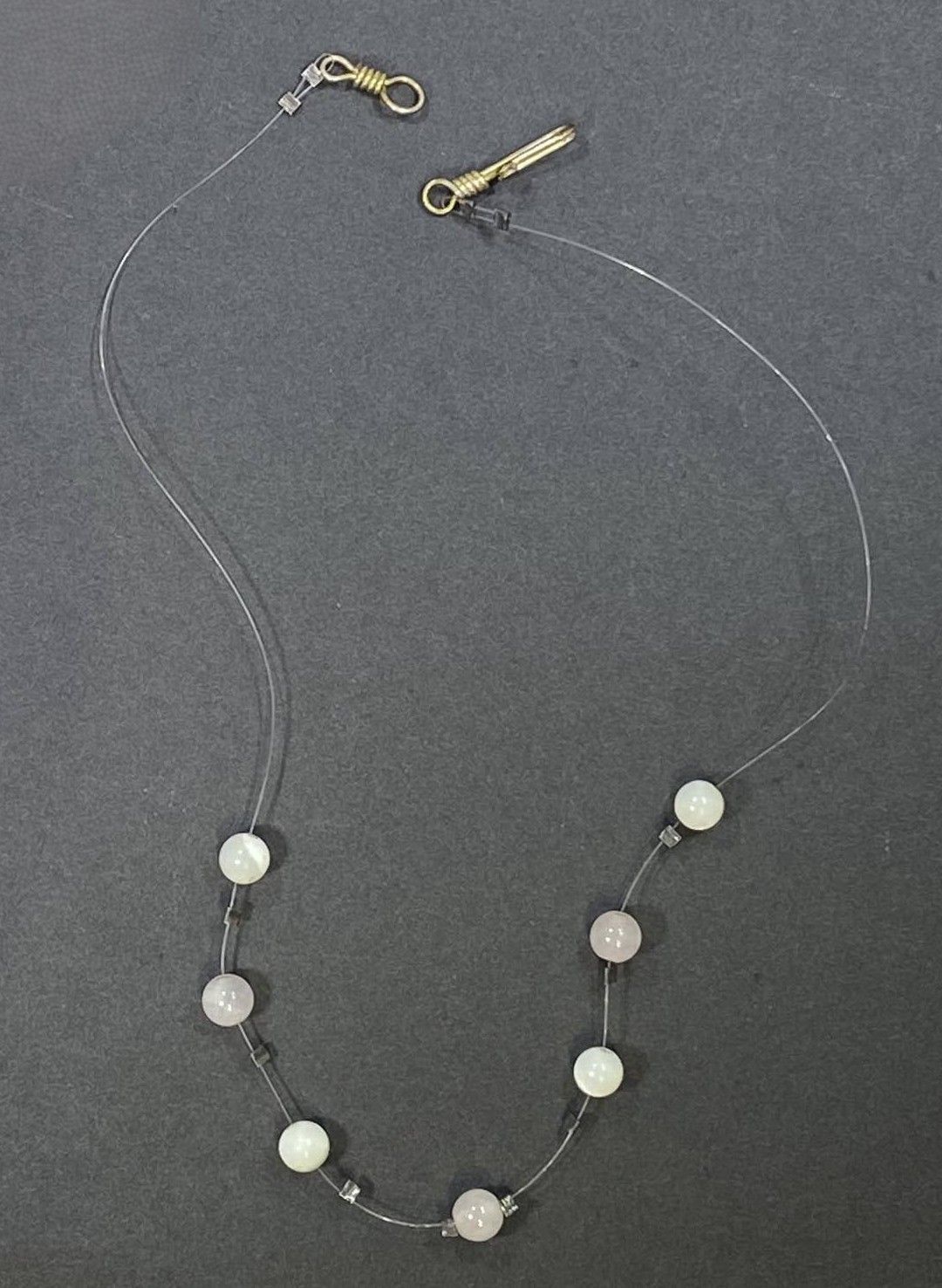 Rose Quartz and Mother of Pearl Necklace Rose Quartz and Mother of Pearl Necklace