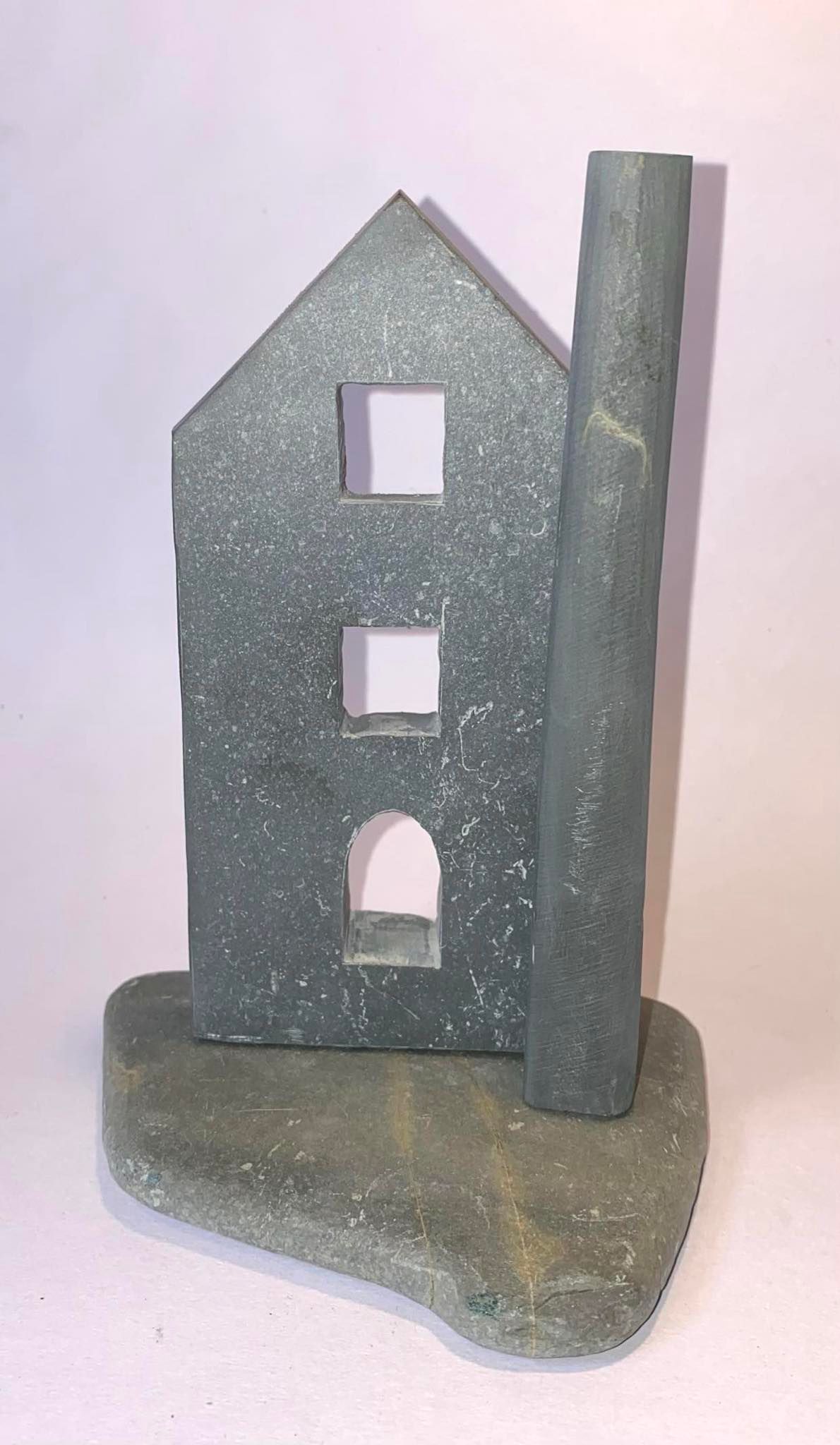 Cornish Engine House, Hand Made in Cornwall, Engine House, Stone Engine House, Slate Cornish Engine House