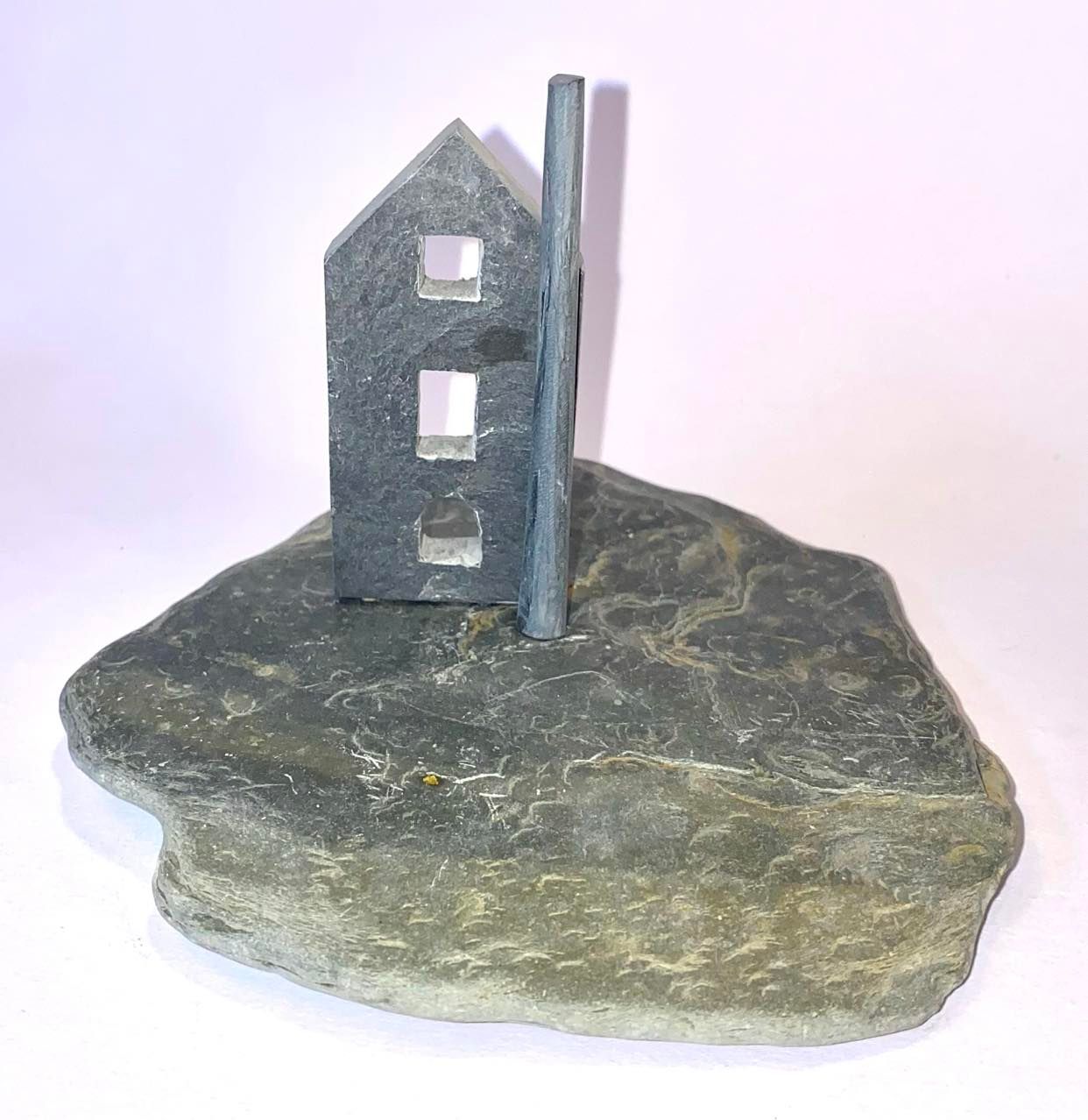 Cornish Engine House, Hand Made in Cornwall, Engine House, Stone Engine House, Slate Cornish Engine House