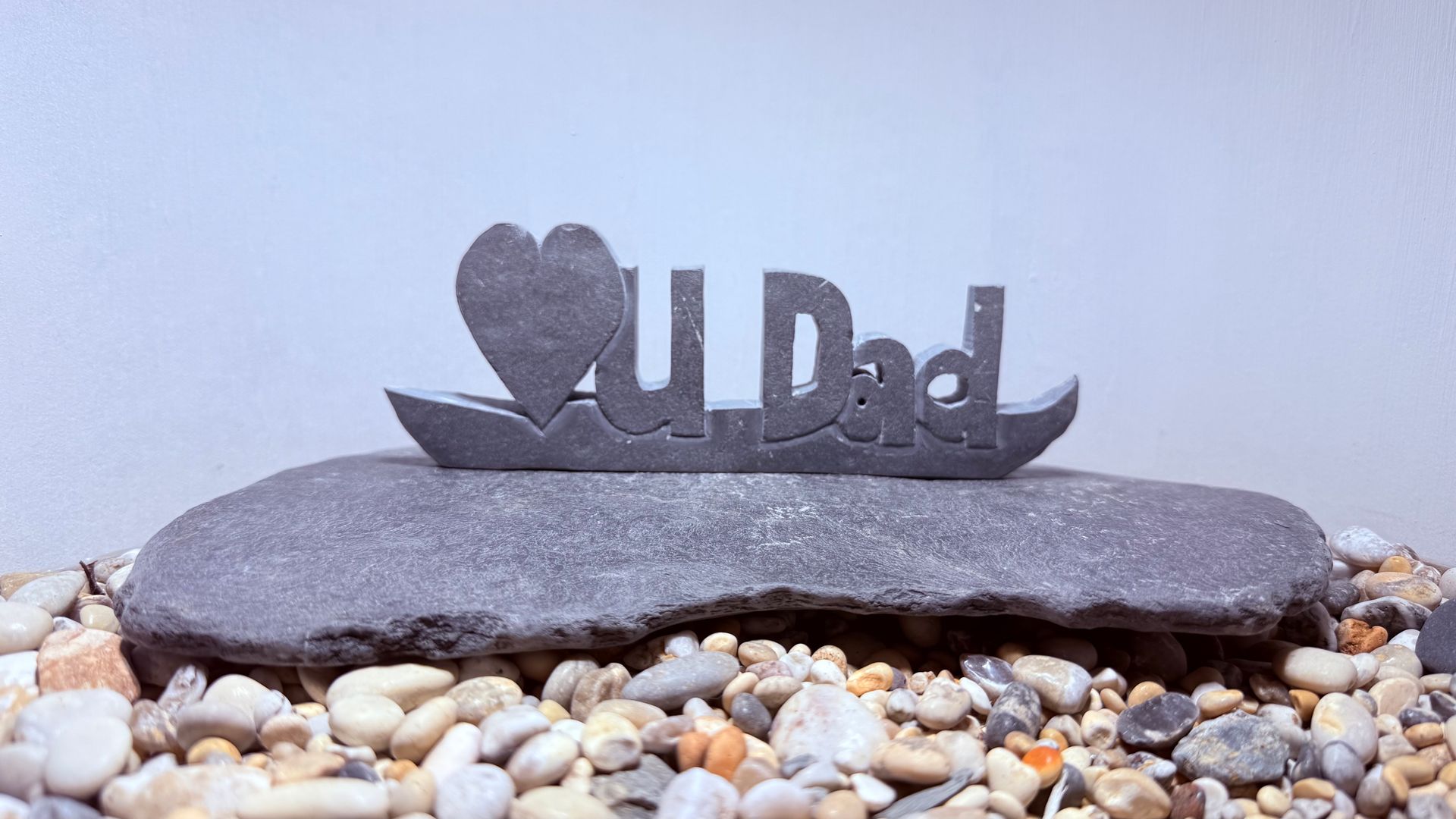 ♥uDad on Large Slate (Not included) ♥uDad