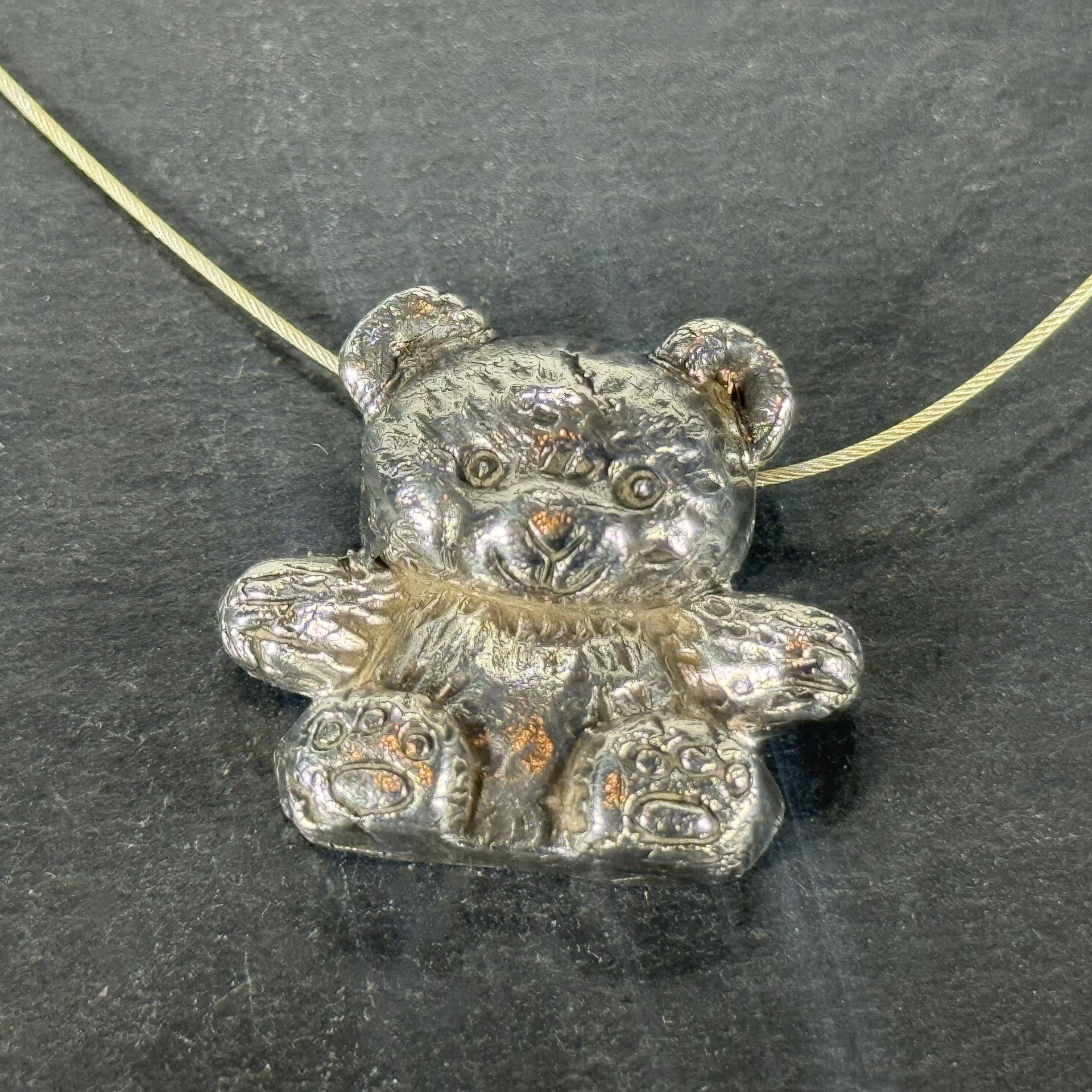 PMC3 Silver Teddy Bear

