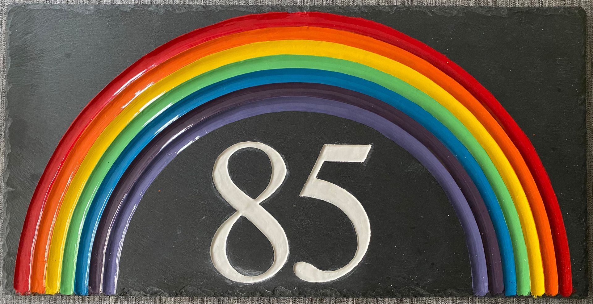 house number and rainboe