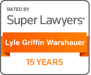 Lyle griffin warshauer is rated by super lawyers for 15 years.