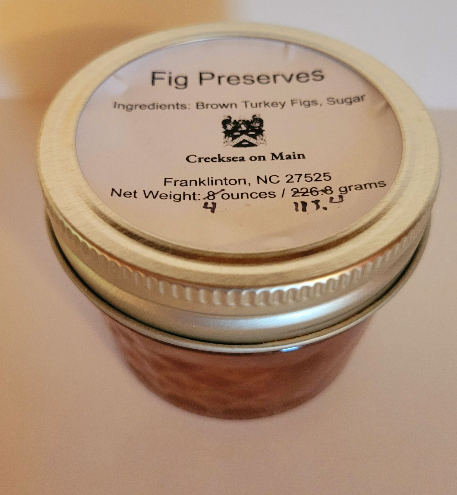 Fig Preserves 4 0unce
