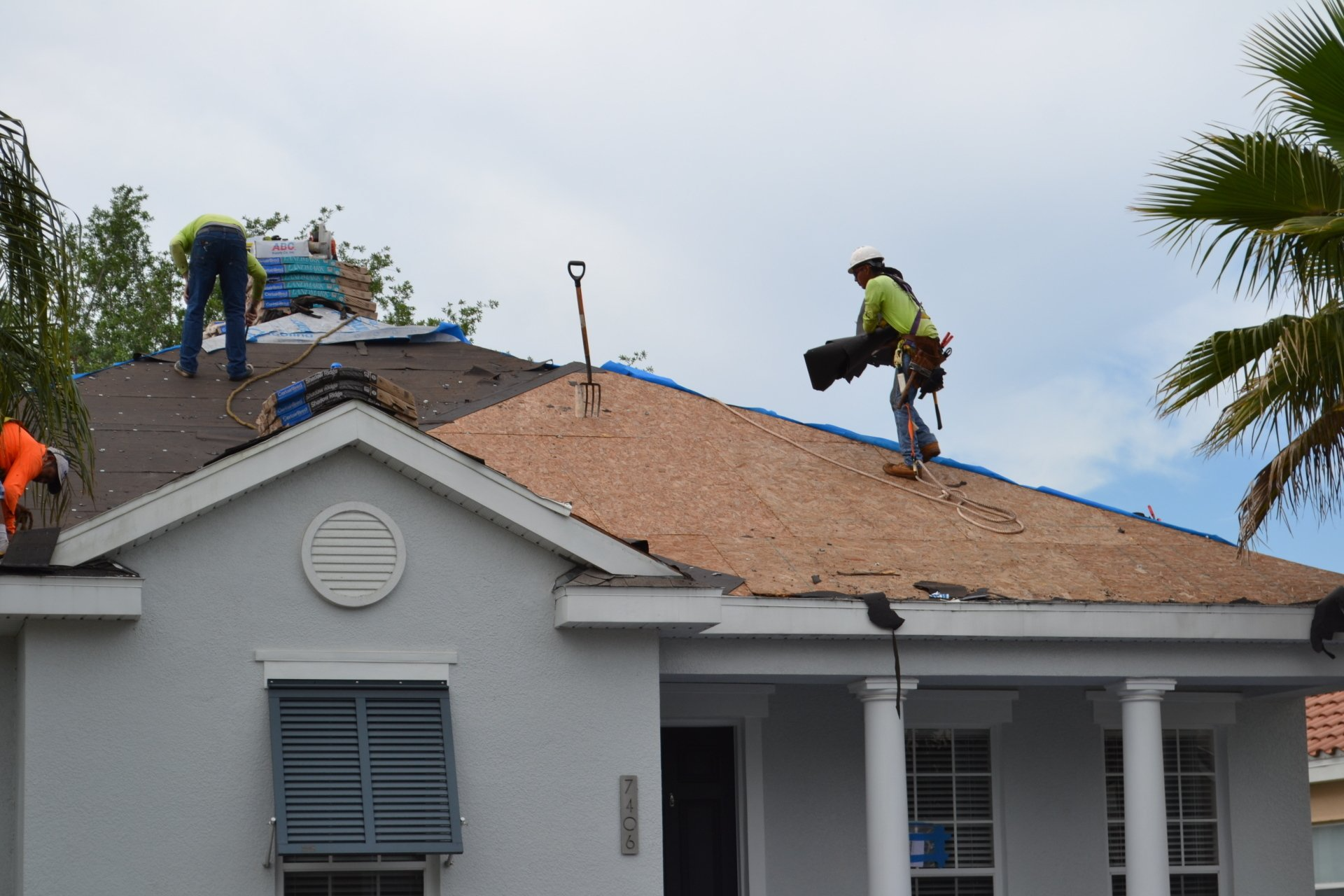 Residential roof replacement in Central Florida