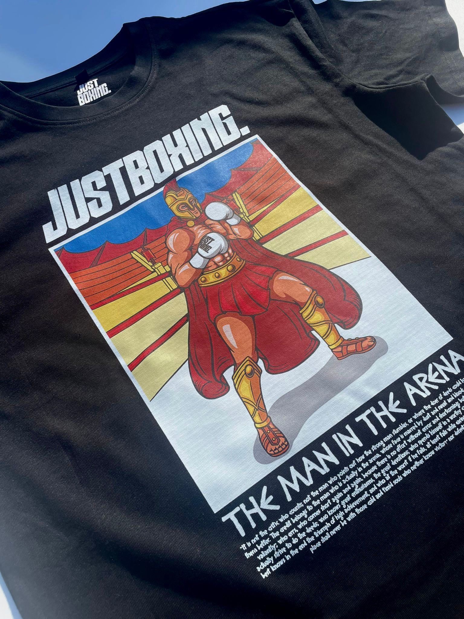 The Man in The Arena Oversized Heavyweight T-Shirt
