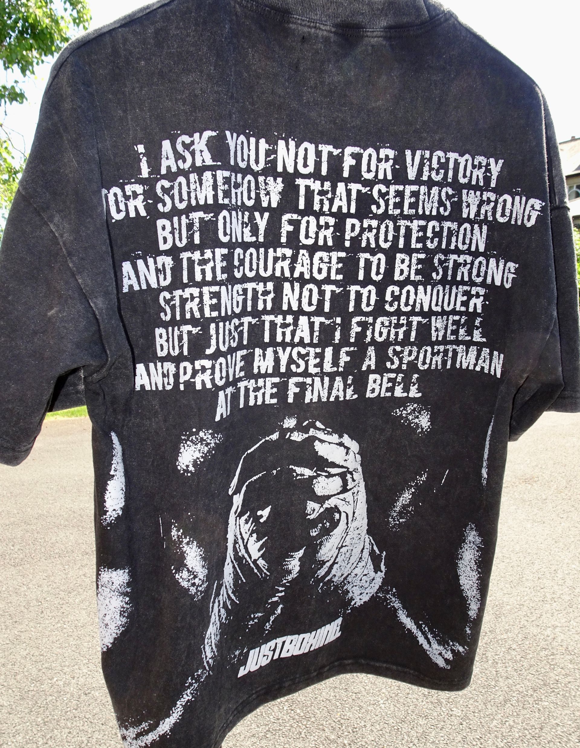 The Boxer's Prayer Oversized T-Shirt