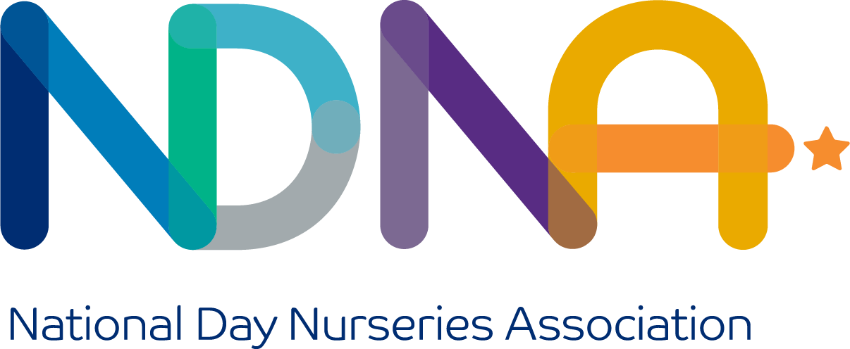 The logo for the national day nurseries association