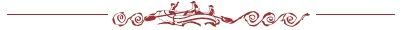 Horizontal decorative line with floral and scrollwork design.