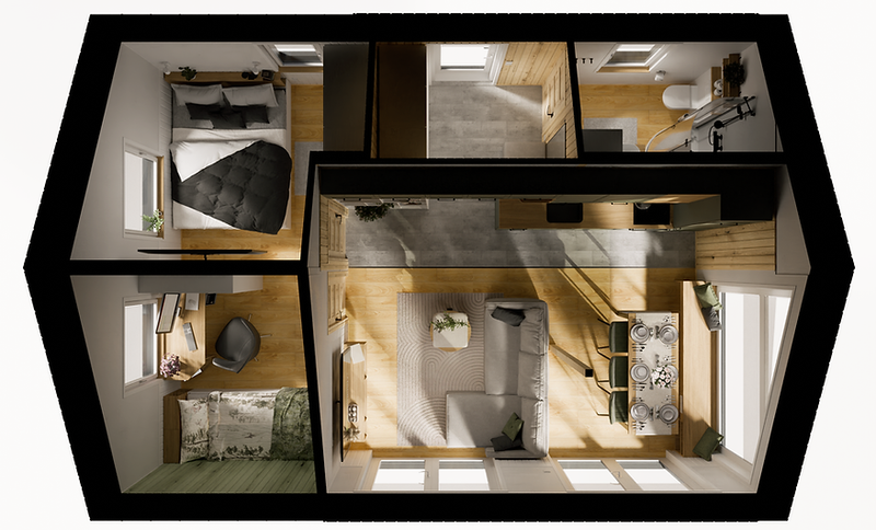 Interieur optie 1 - Porto