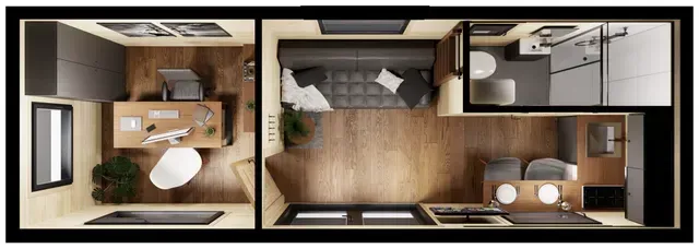 Interieur optie 1 - Porto