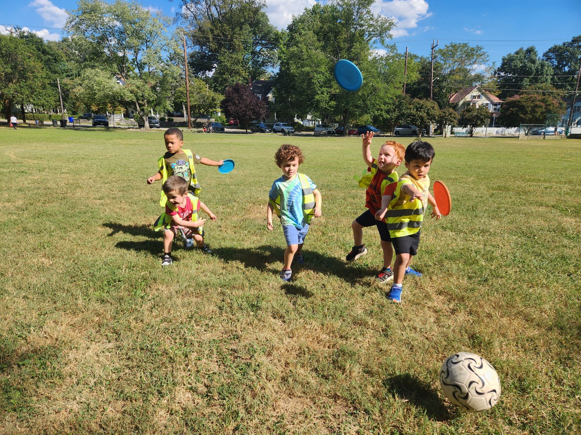 montessori child running