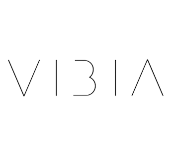El logotipo de la marca Vibia consiste en la palabra