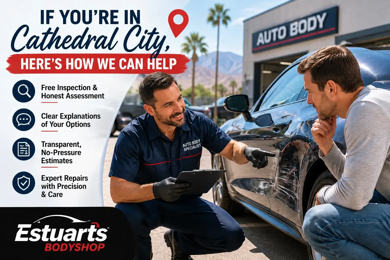 Dent Repair - Estuarts Body Shop
