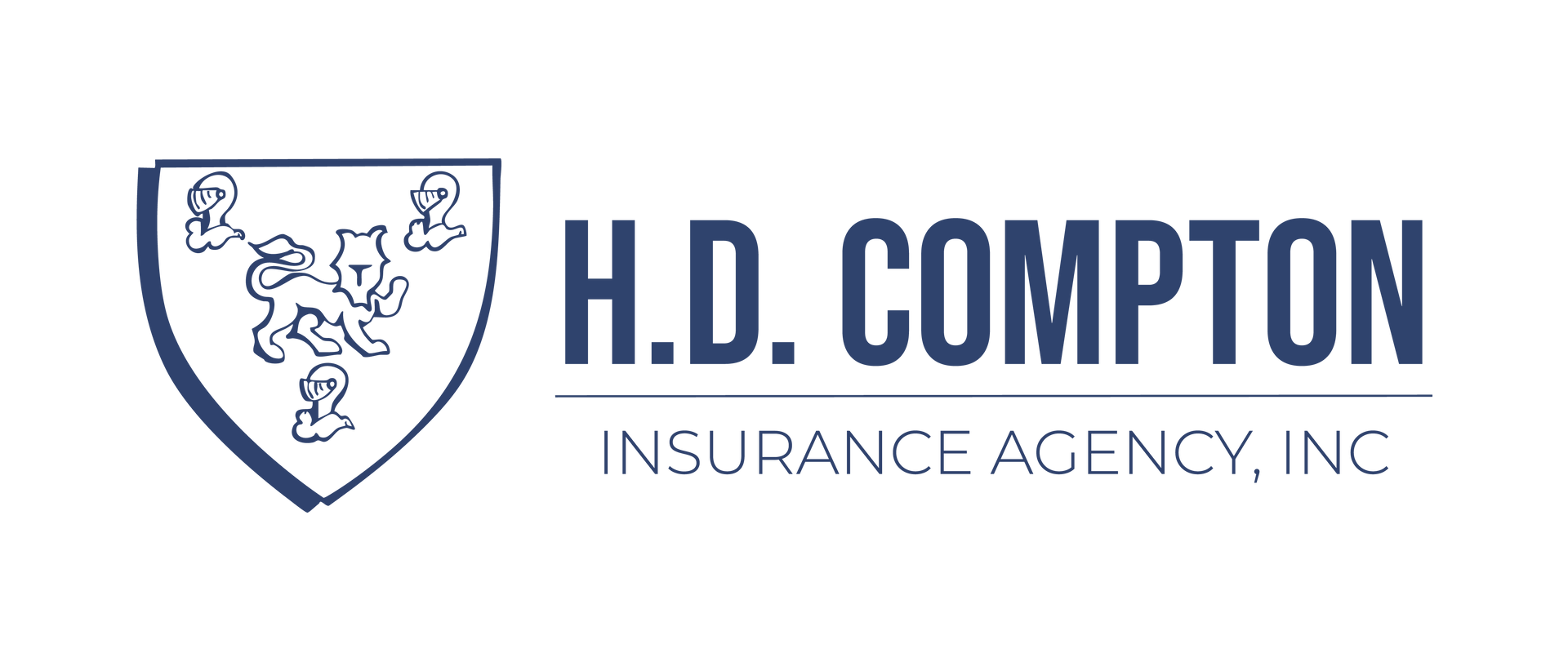 The logo for h.d. compton insurance agency inc.