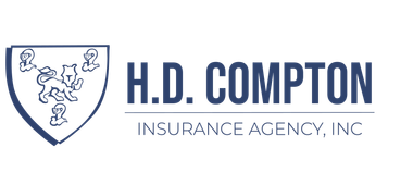 The logo for h.d. compton insurance agency inc