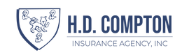 The logo for h.d. compton insurance agency , inc.