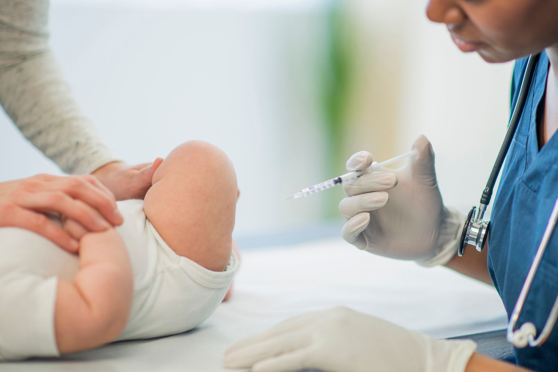 Baby Receives Immunization — Chelmsford, MA — Chelmsford Pediatrics