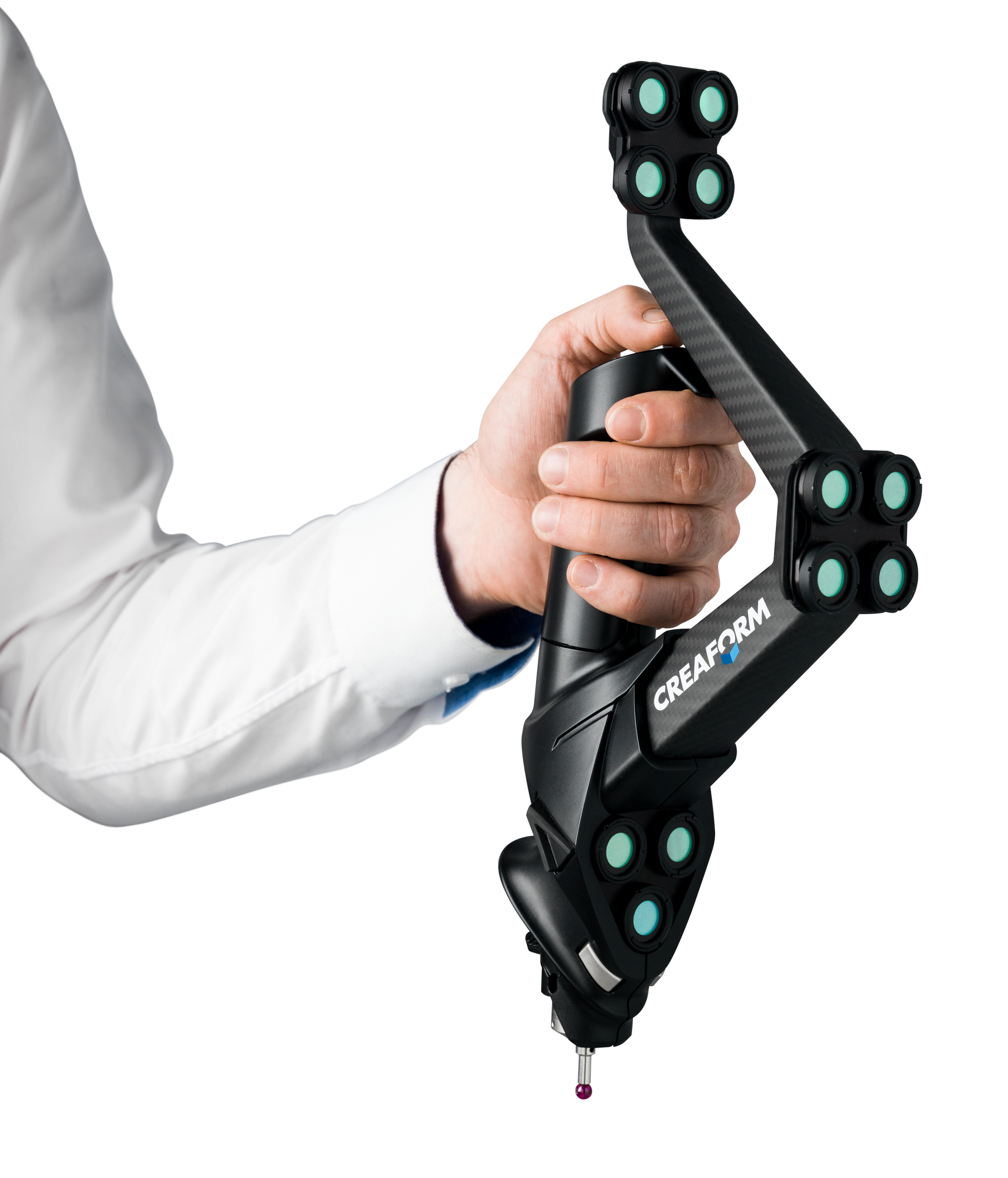 A person is holding a device that says ' sequencer ' on it
