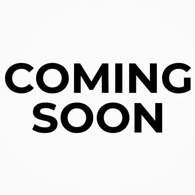 Black text reading “COMING SOON” on a white background