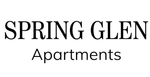 SPRING GLEN Apartments logo in black text on a white background