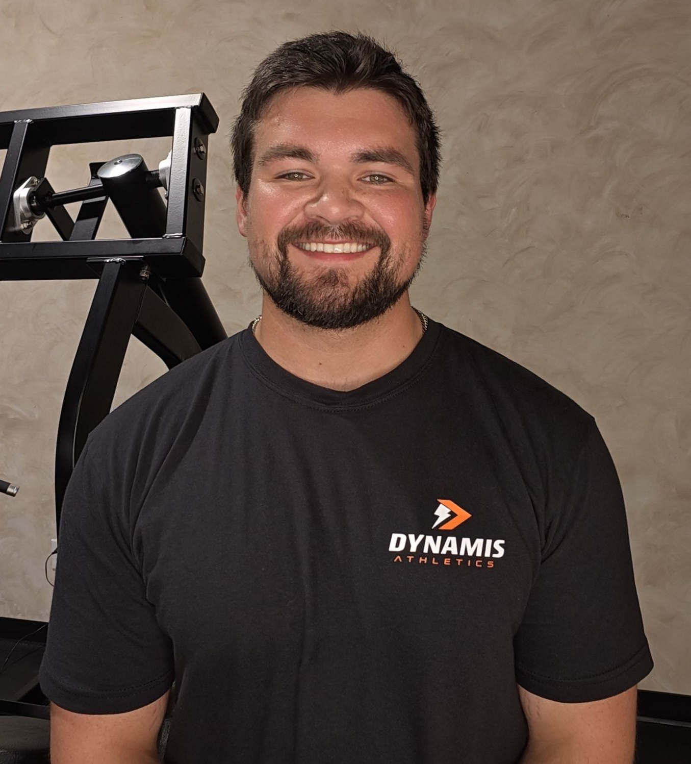 Personal trainer headshot at dynamis athletics