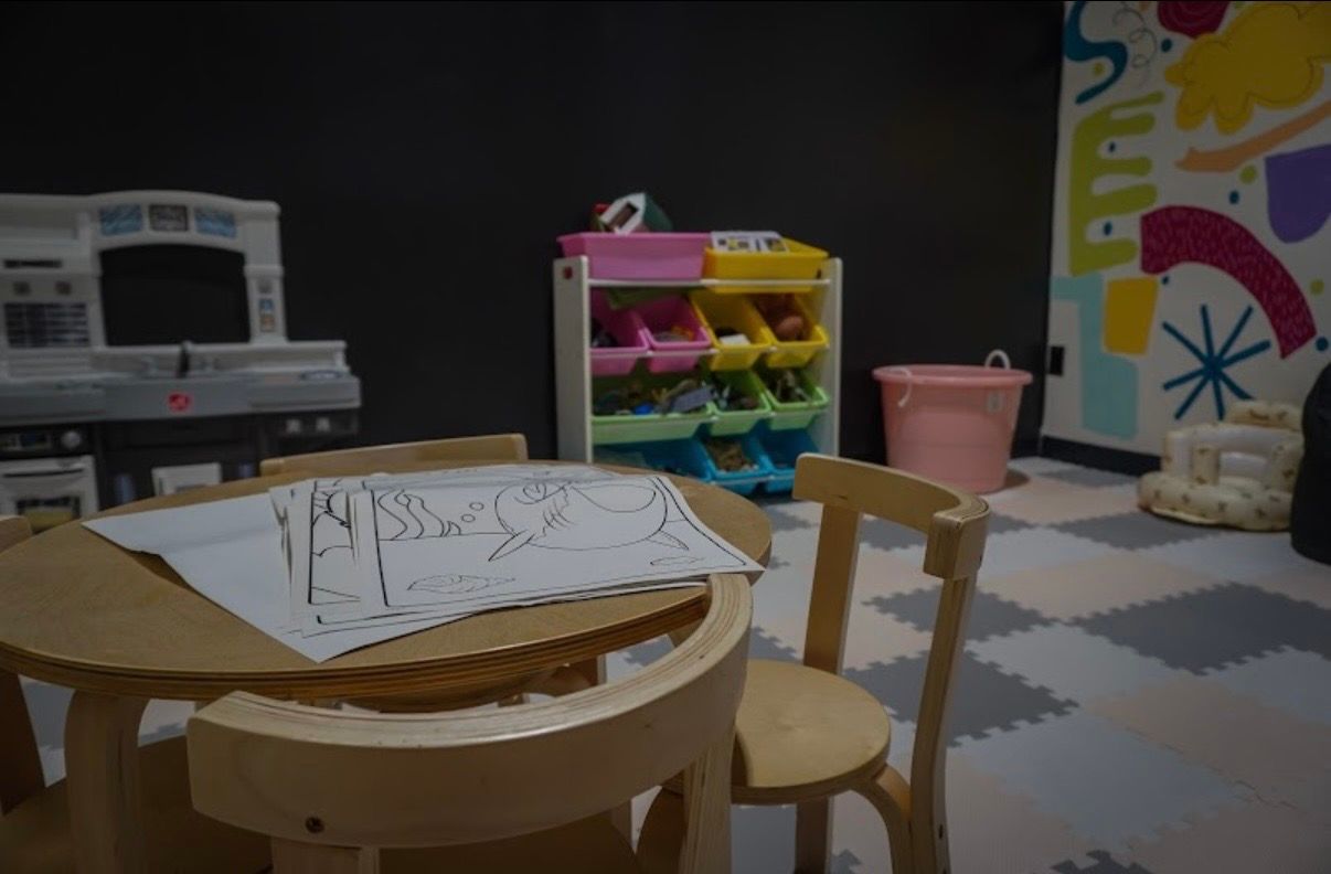 onsite childcare room at dynamis athletics