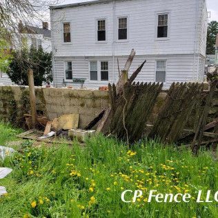 A wood fence installation in Wantage, NJ by CP Fence
