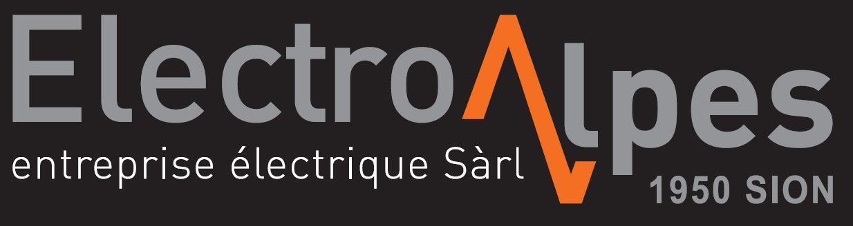 Un logo pour electro alpes est affiché sur un fond noir