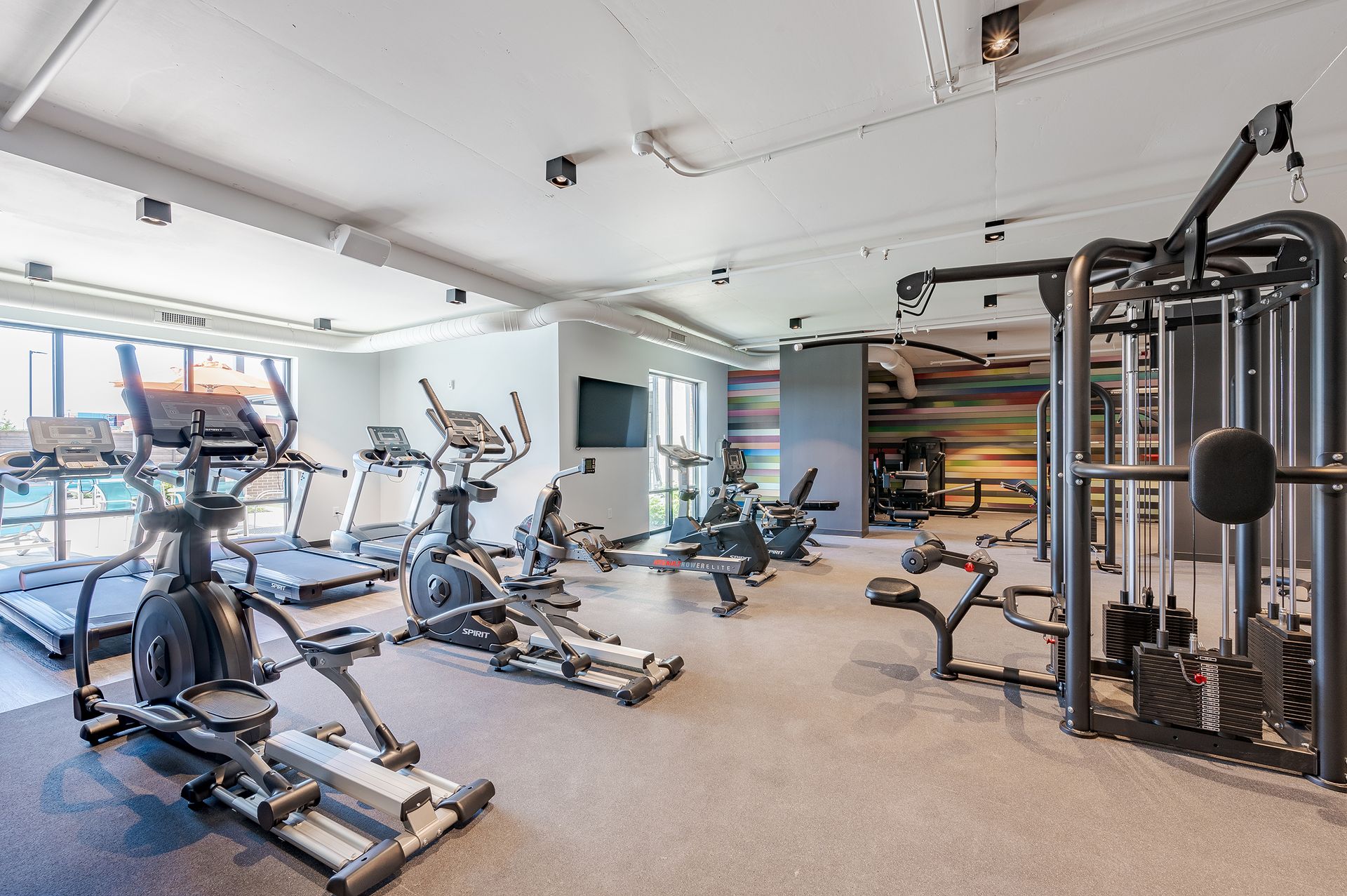 fitness center at Federal Hill in Noblesville, IN.
