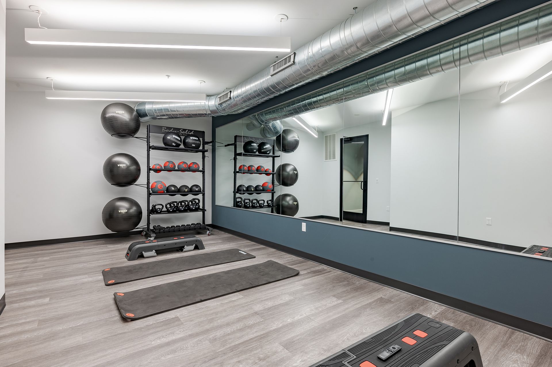 fitness center with yoga studio at Federal Hill in Noblesville, IN.