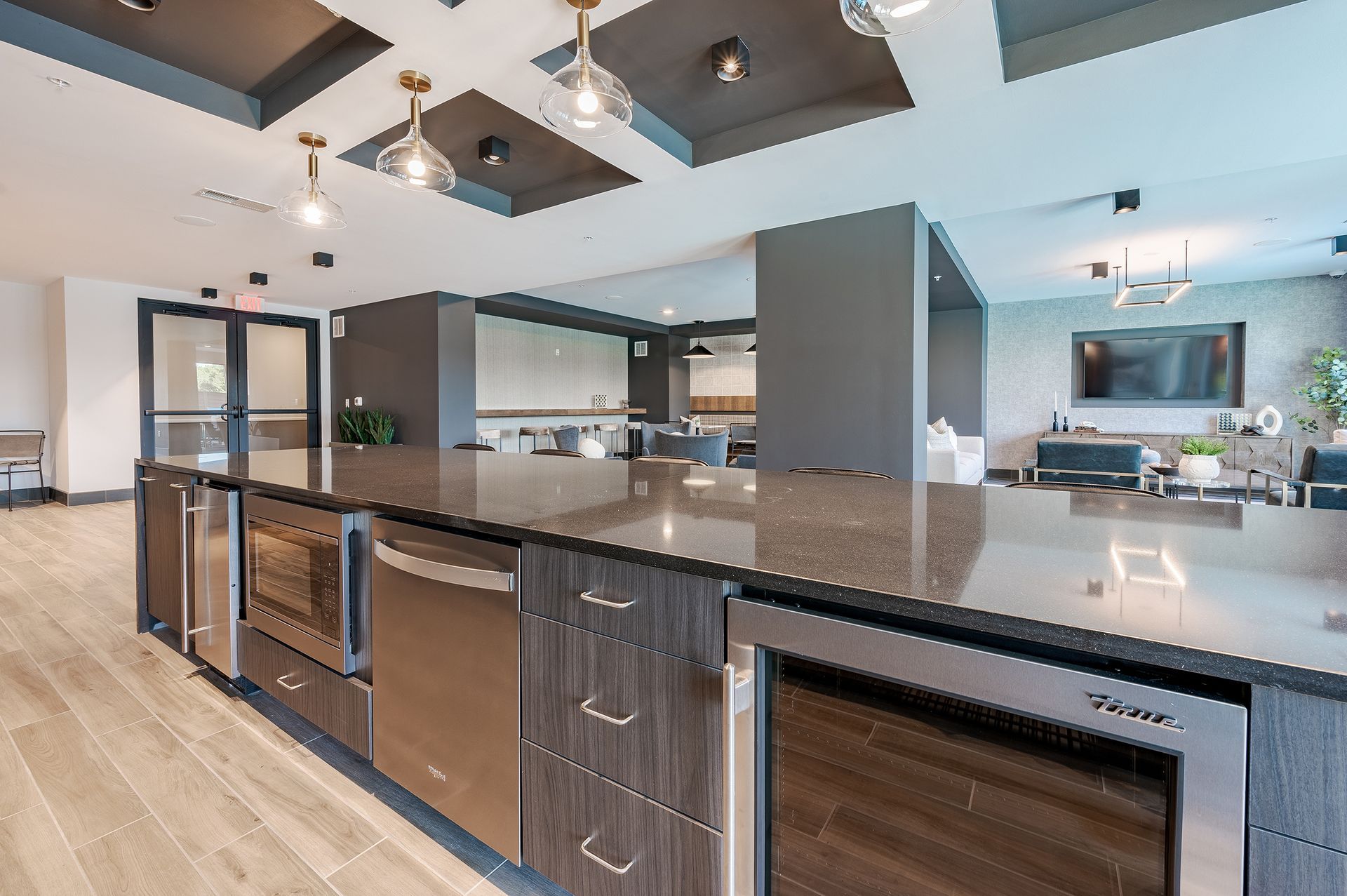 community kitchen at Federal Hill in Noblesville, IN.