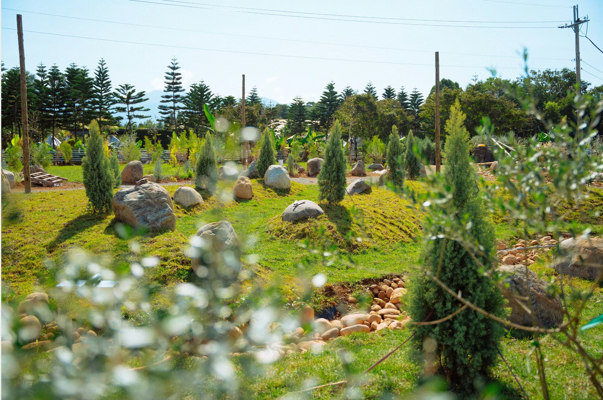 Camping and glamping area at Mirage Festival Taiwan in Miaoli