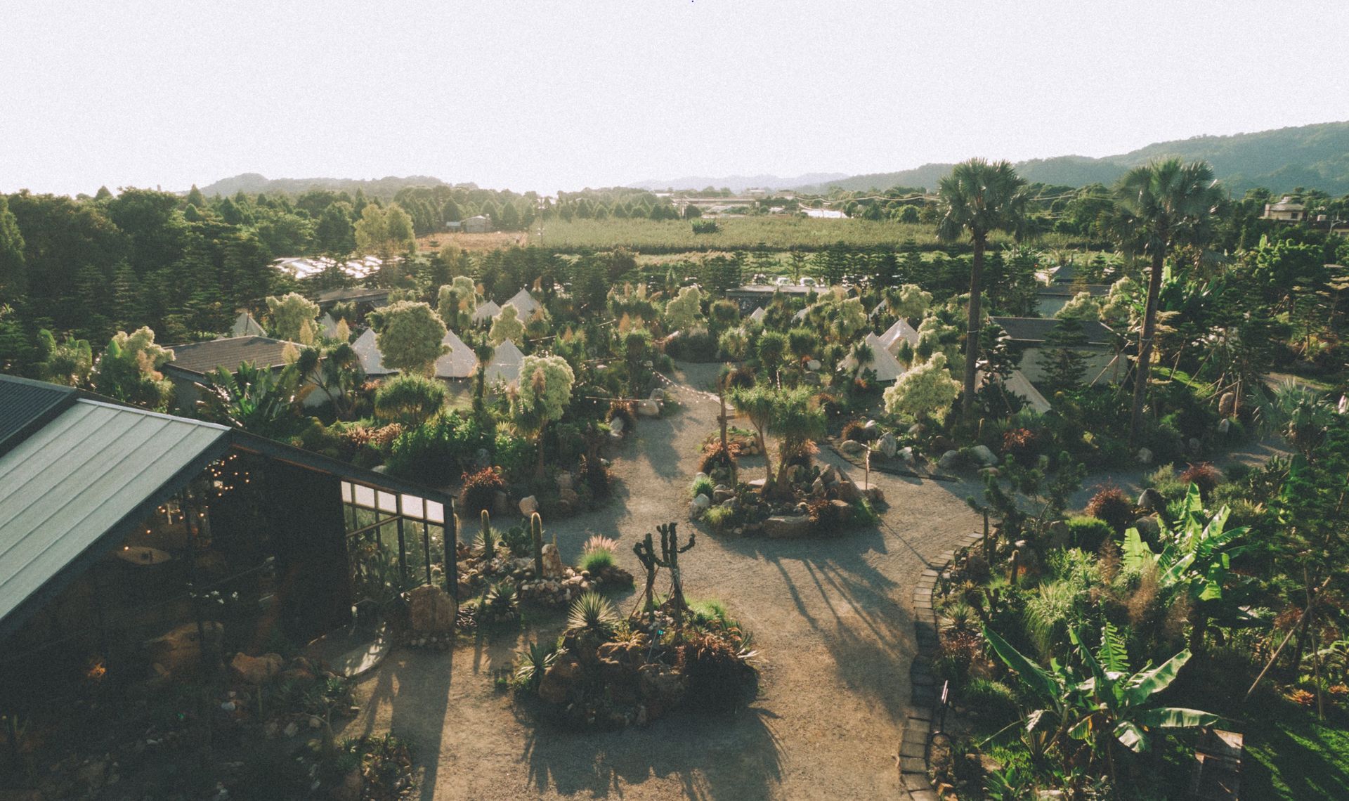 glamping site of mirage festival taiwan