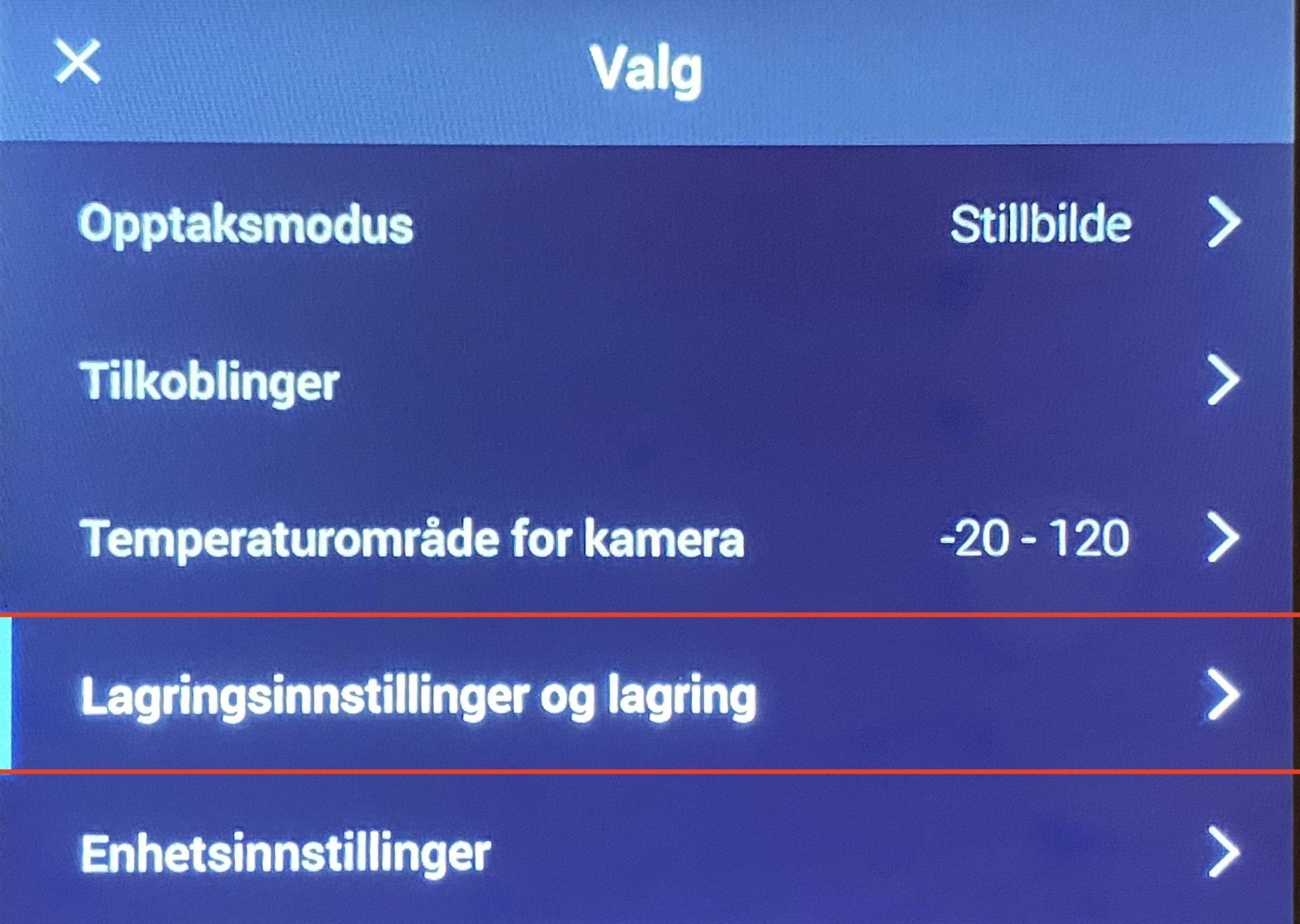 Start kontrollen på sjekkliste