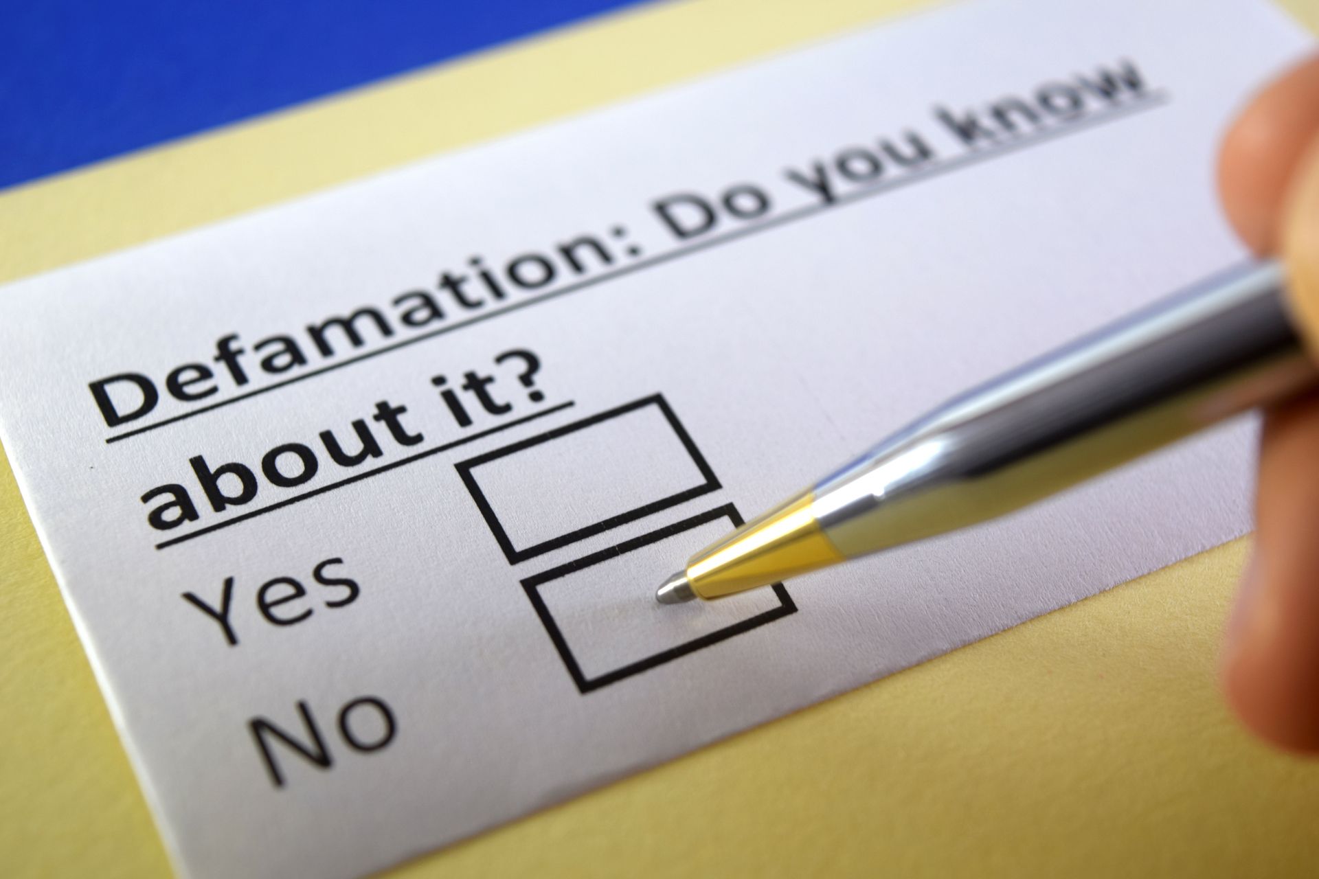 protect your business from defamation