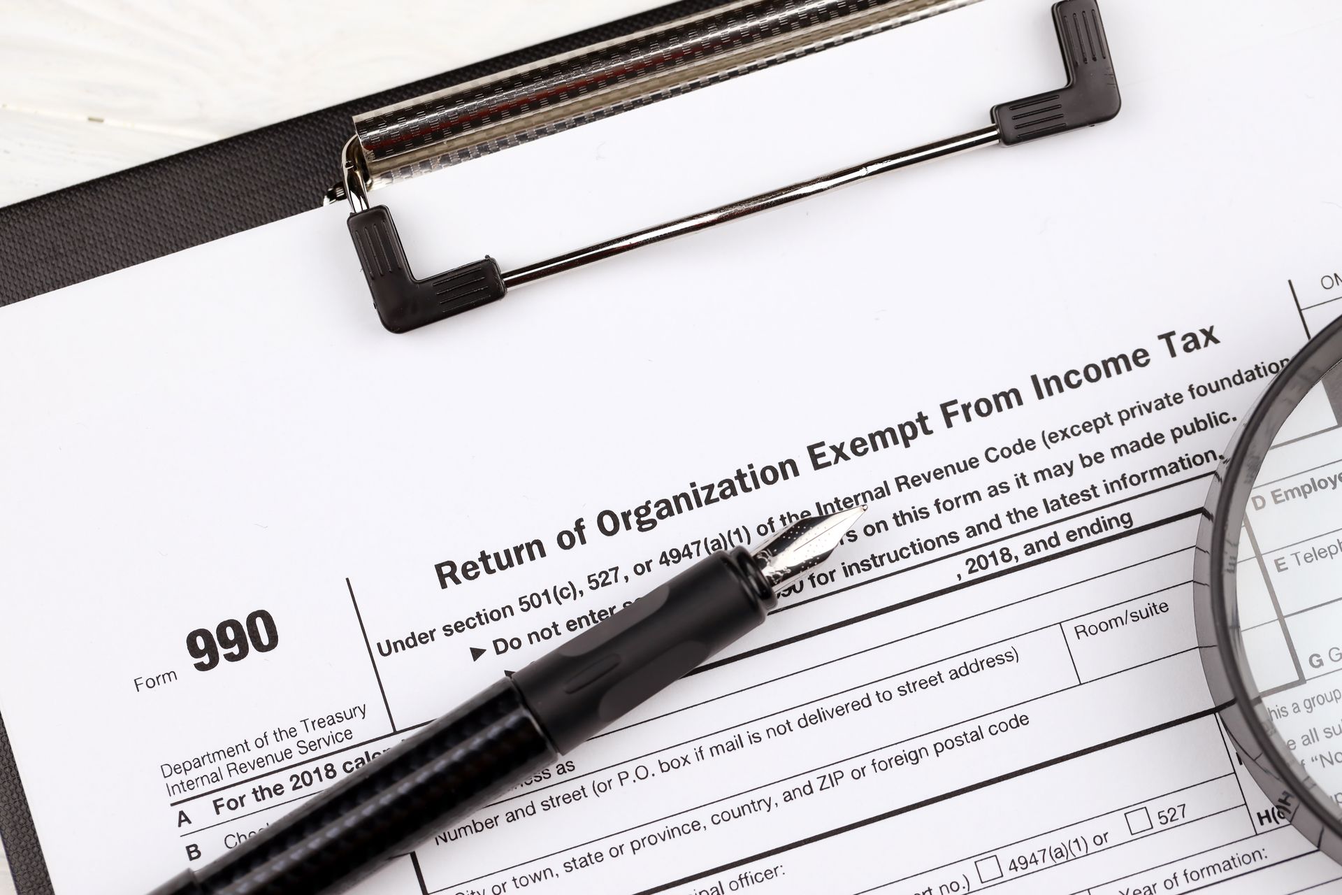 tax exempt 990 form