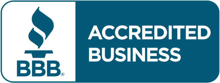better business bureau accredited business on it