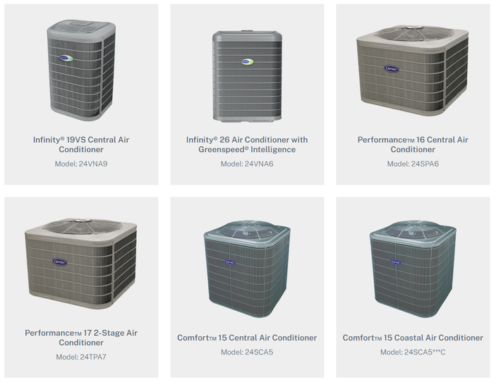 Carrier Product Feed