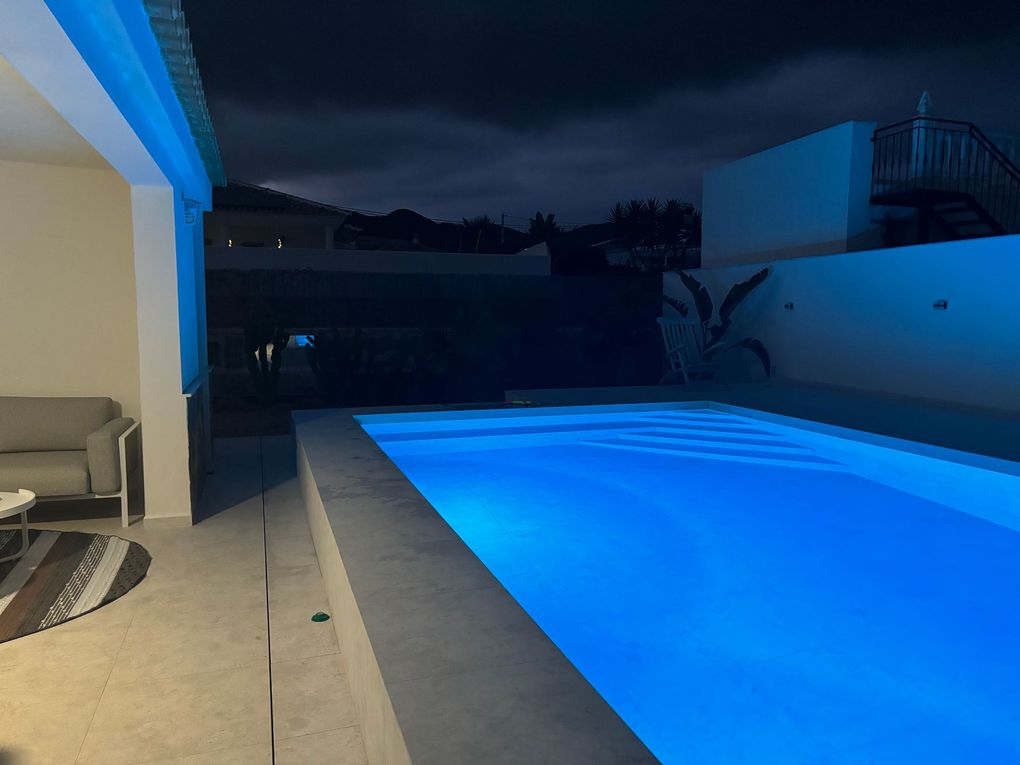 pool by night