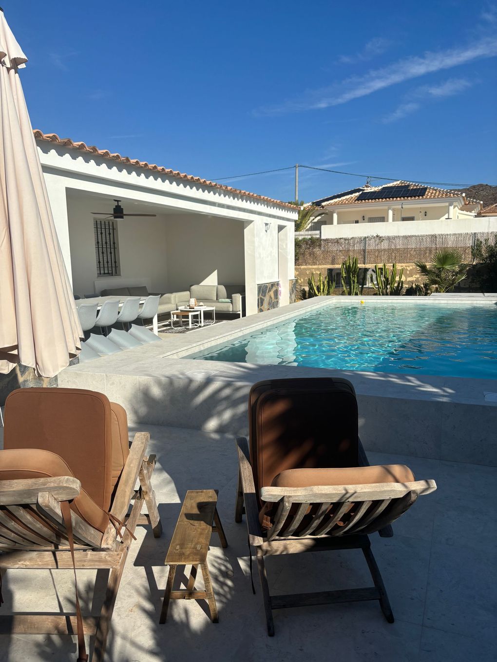 pool and porch