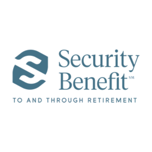 Security Benefit logo in teal with “TO AND THROUGH RETIREMENT” tagline