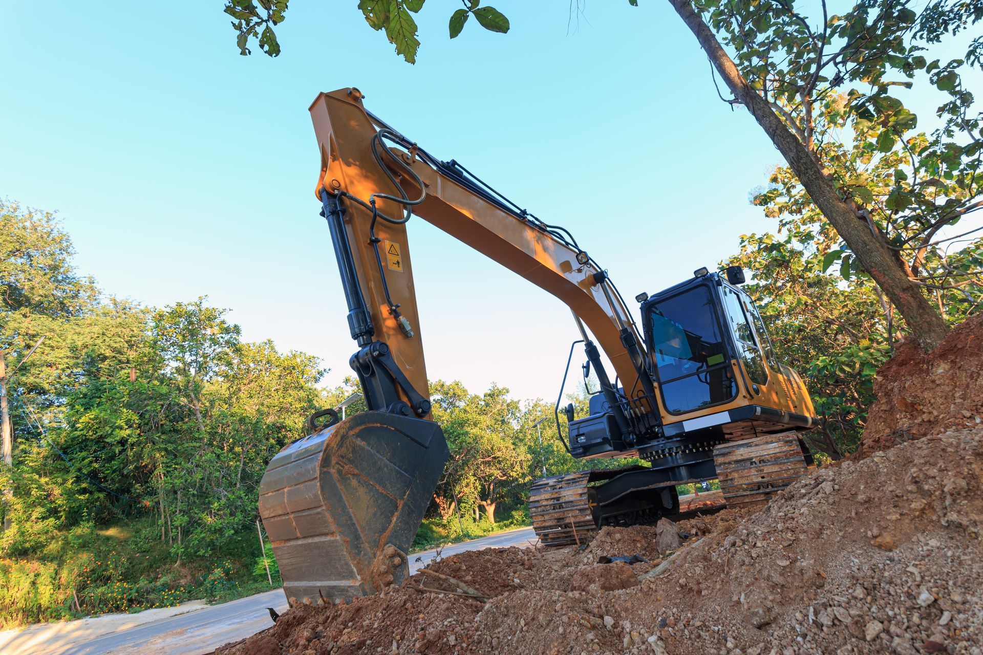 Excavation for a Site Drainage Project in Bryan, TX 