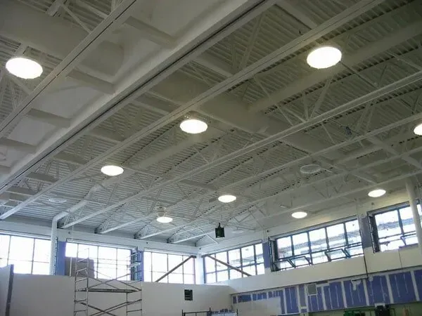 A Large Building With Lots Of Windows And Lights On The Ceiling — Albertson, NY — Patsy Strocchia & Sons Ir

