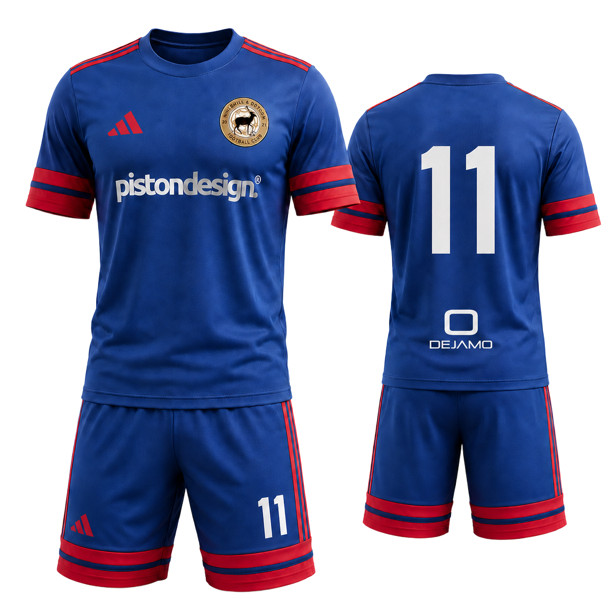 Piston Design lead shirt sponsor 2026/27 announcement with Adidas kit