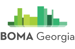 BOMA Georgia logo with green skyline graphic and gray text