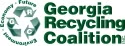 Georgia Recycling Coalition logo with green recycling symbol and text on a white background