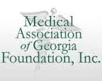Medical Association of Georgia Foundation, Inc. logo with green serif text on a white background
