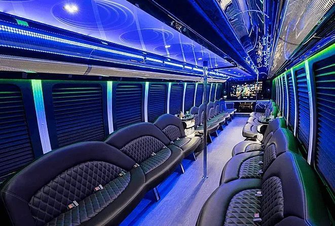 28 passenger party bus rental